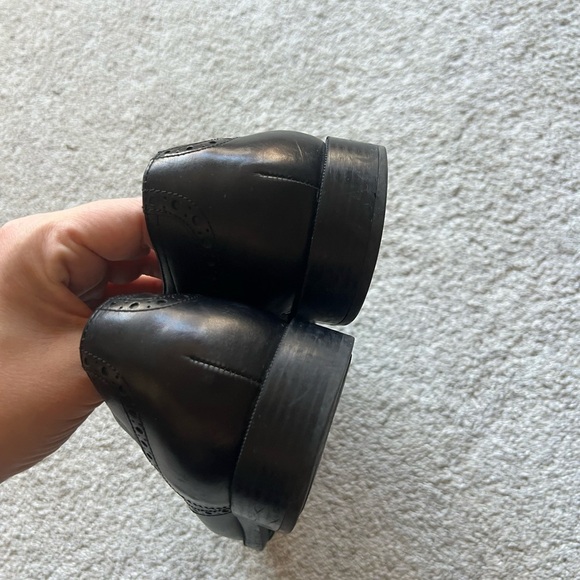 Cole Haan C23783 Mens Size 9.5 Grand OS Oxfords Plain Toe Black Leather Shoes - Picture 5 of 7